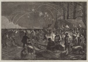 Vädret och parkerna, Nattscen på Serpentine